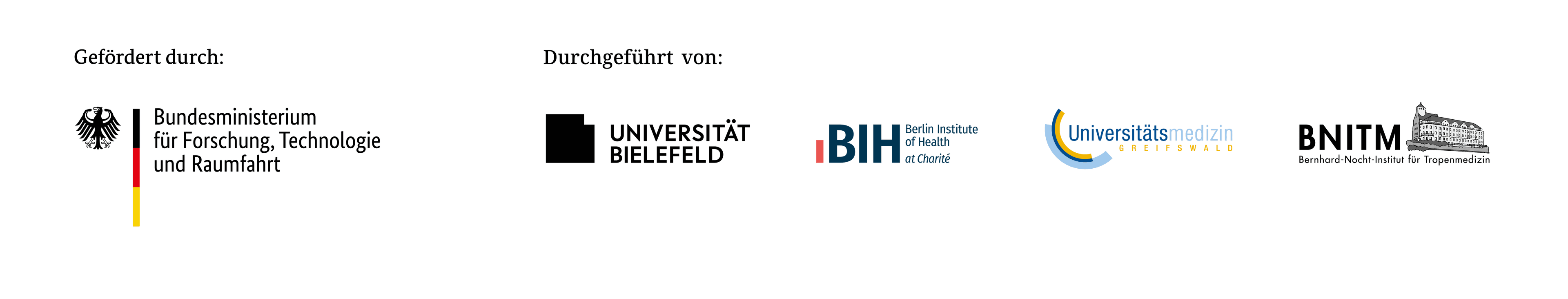 Logos der Förderer und Partner des GenDiMedNet